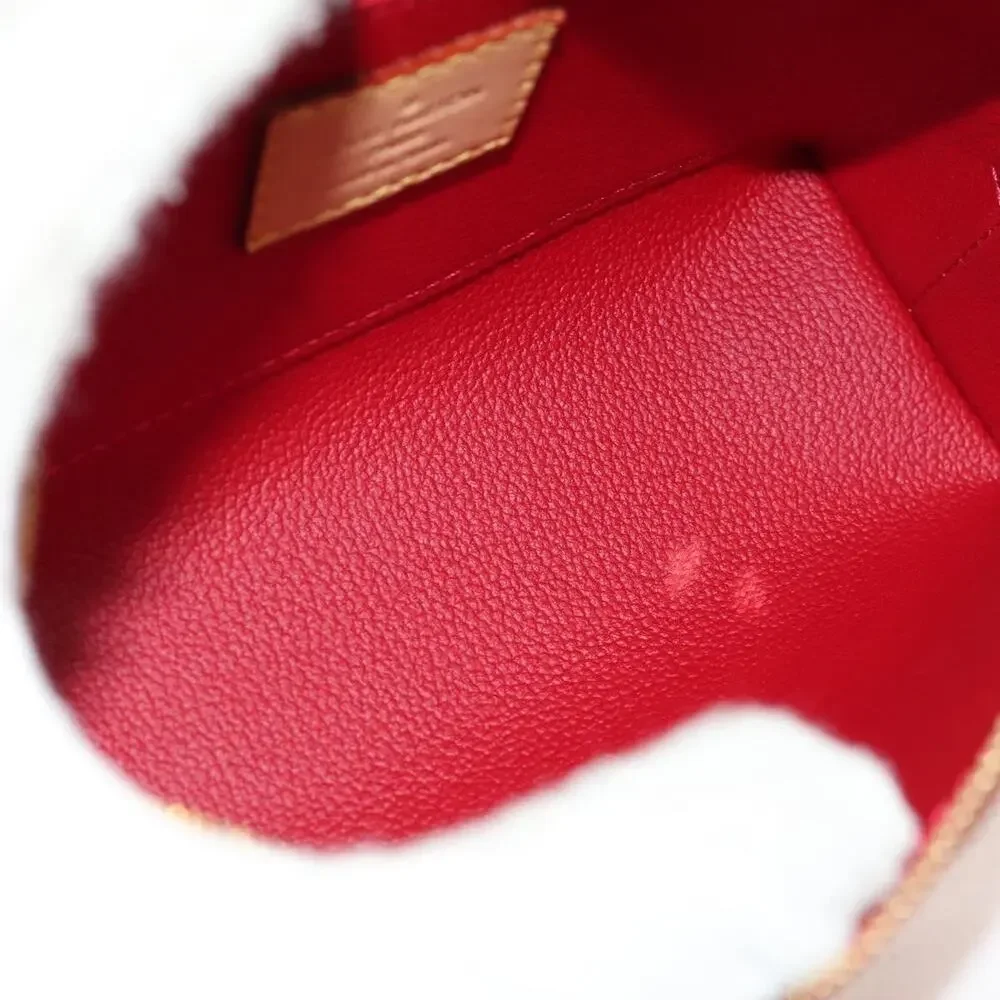 Louis Vuitton Monogram Vernis Pochette Pouch Rose Indian Pink